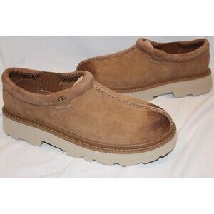 UGG MEN'S TASMAN LUG SOLE CLOG SHOES SLIPPERS NIB CHESTNUT SZ 12